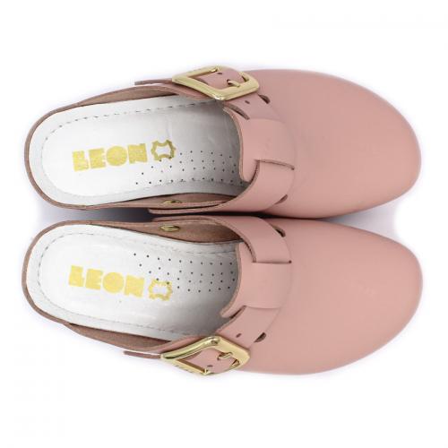 1024 LEON Comfort női bőr klumpa