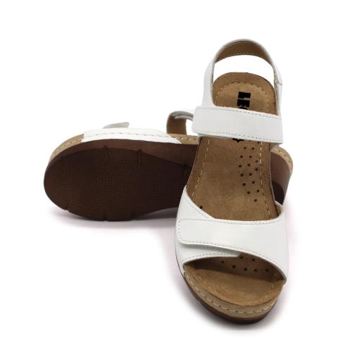 1041 LEON Comfort női bőr szandál