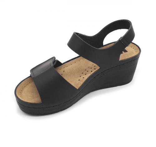 1080 LEON Comfort női bőr szandál