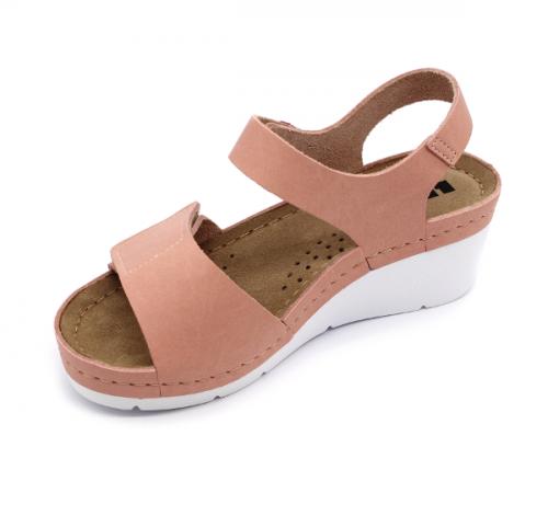 1080 LEON Comfort női bőr szandál