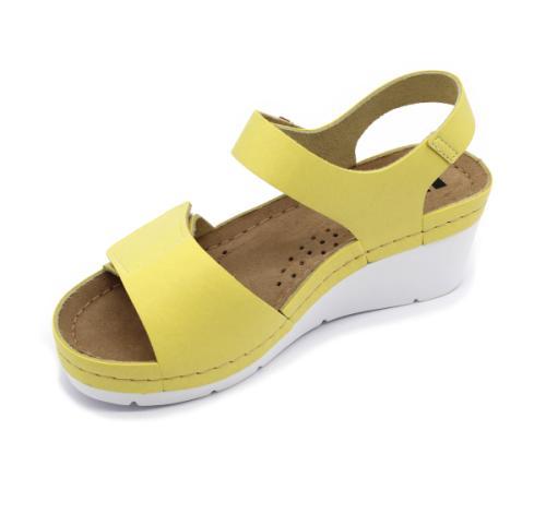 1080 LEON Comfort női bőr szandál