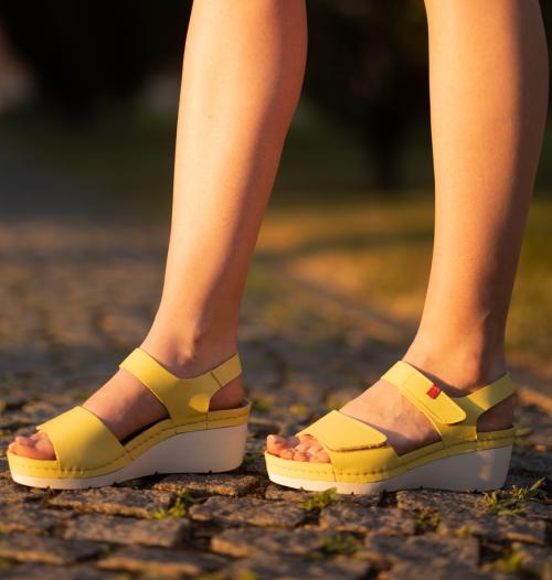 1080 LEON Comfort női bőr szandál