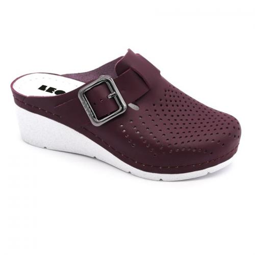1100 LEON Comfort női bőr klumpa