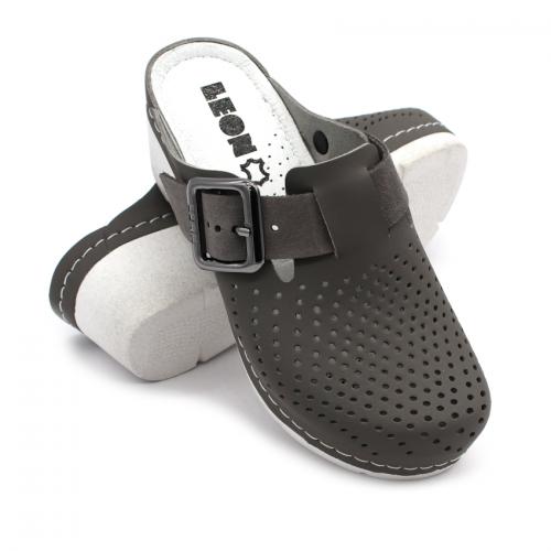 1100 LEON Comfort női bőr klumpa