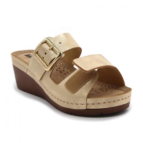 1110 LEON Comfort női bőr papucs