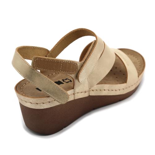 1120 LEON Comfort női bőr szandál