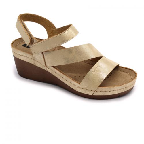 1120 LEON Comfort női bőr szandál