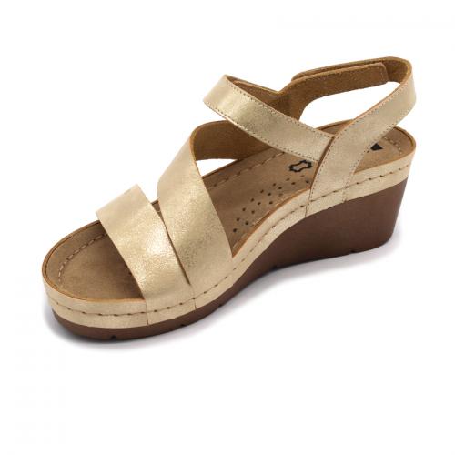 1120 LEON Comfort női bőr szandál