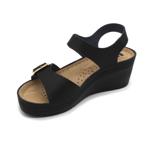 1130 LEON Comfort női bőr szandál