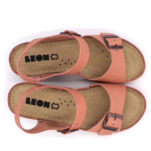 1130 LEON Comfort női bőr szandál