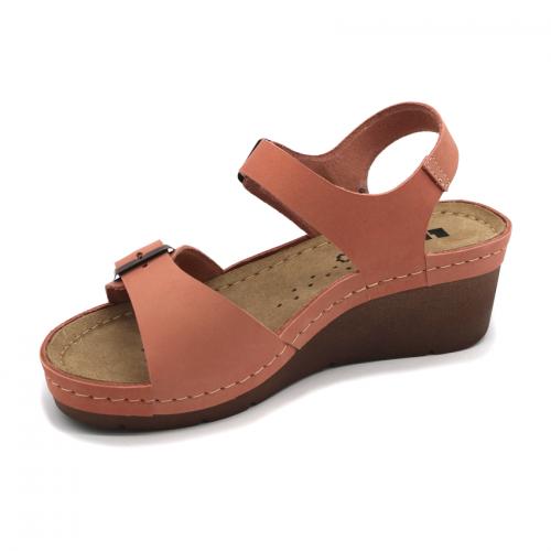 1130 LEON Comfort női bőr szandál