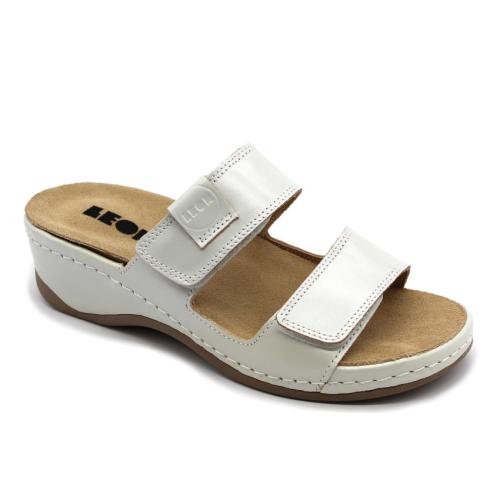 2020 LEON Comfort női bőr papucs