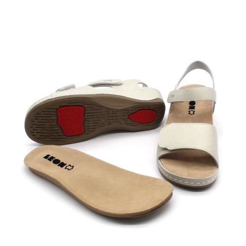 2024 LEON Comfort női bőr szandál