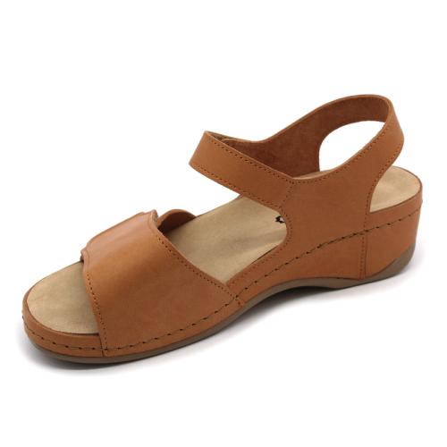 2024 LEON Comfort női bőr szandál