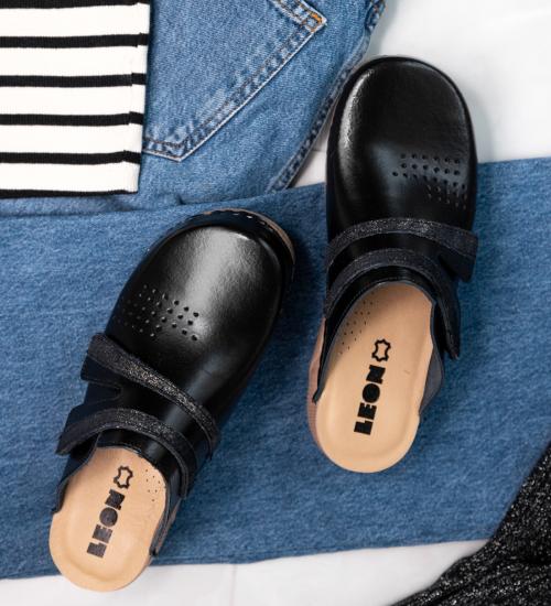 3200 LEON Comfort női bőr klumpa