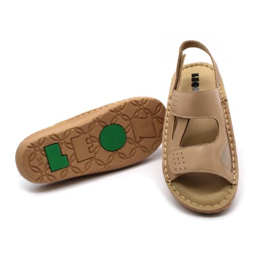 320 LEON Comfort női bőr szandál