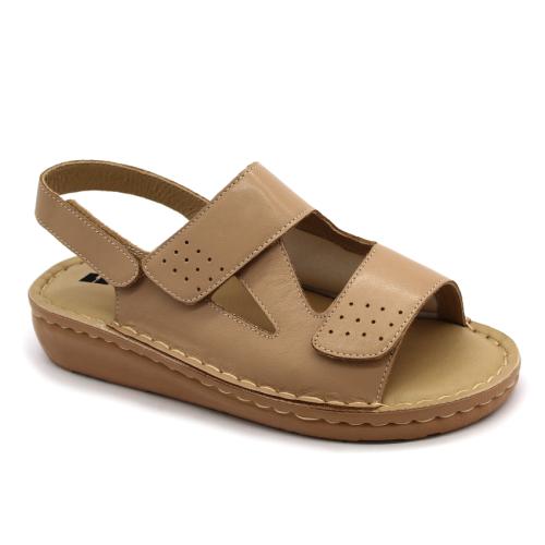320 LEON Comfort női bőr szandál