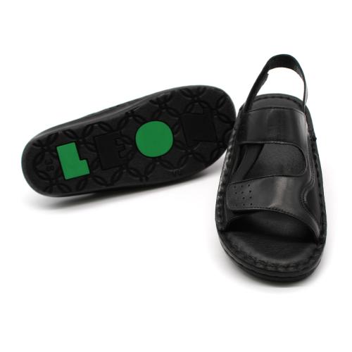 320 LEON Comfort női bőr szandál