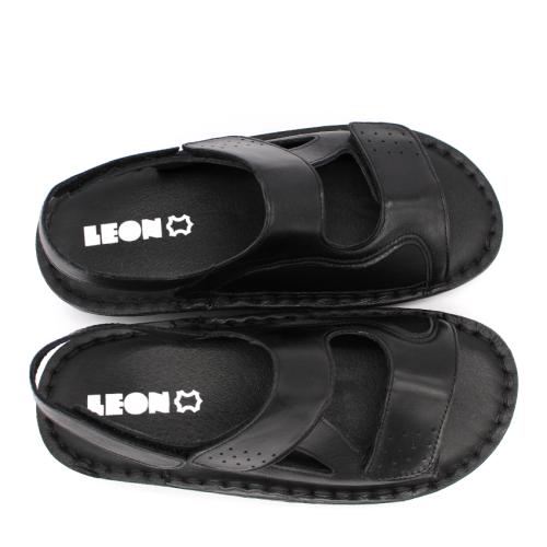 320 LEON Comfort női bőr szandál