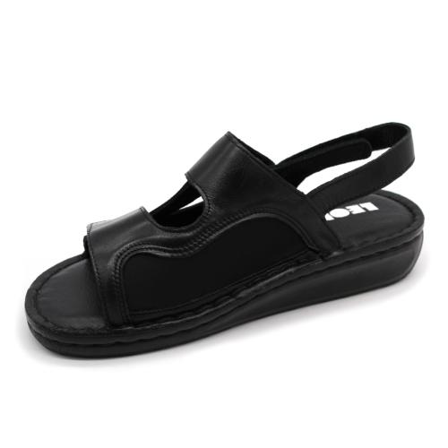 320 LEON Comfort női bőr szandál