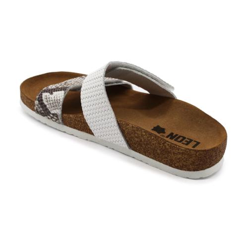 4000 LEON Comfort női bőr papucs