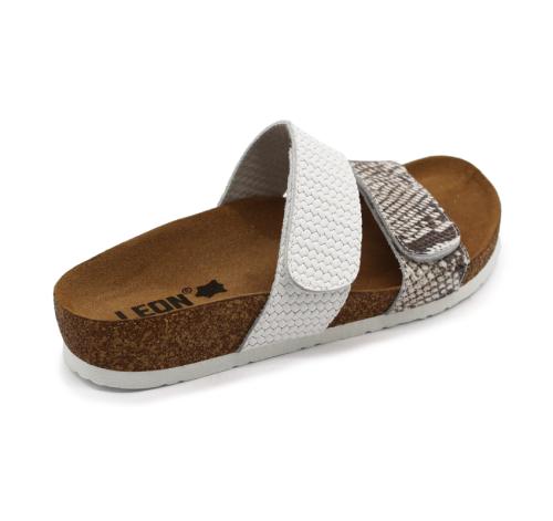 4000 LEON Comfort női bőr papucs