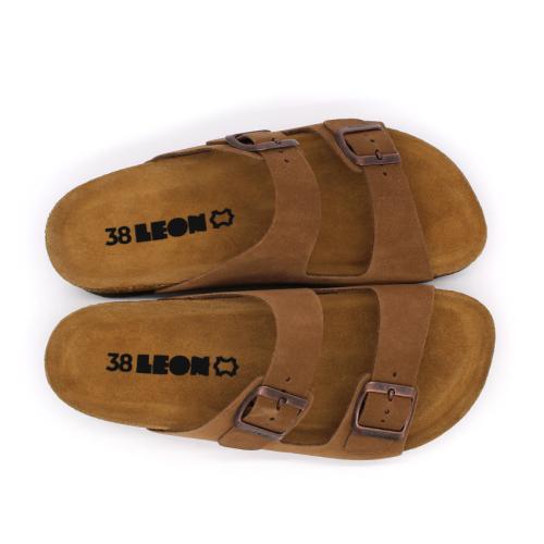 4010 LEON Comfort női bőr papucs