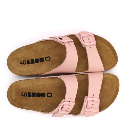 4010 LEON Comfort női bőr papucs