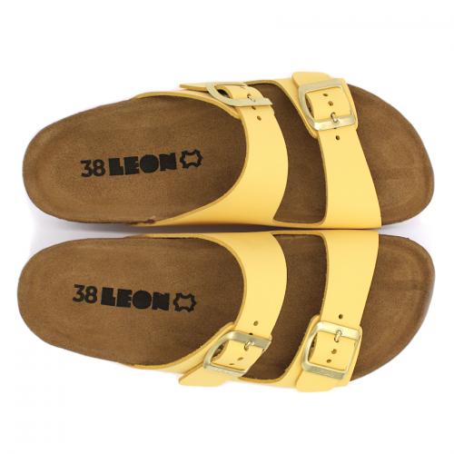 4010 LEON Comfort női bőr papucs