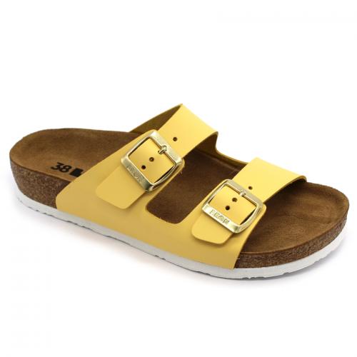 4010 LEON Comfort női bőr papucs