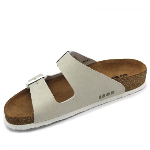 4010 LEON Comfort női bőr papucs