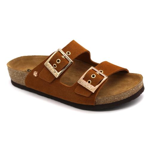 4015 LEON Comfort női bőr papucs