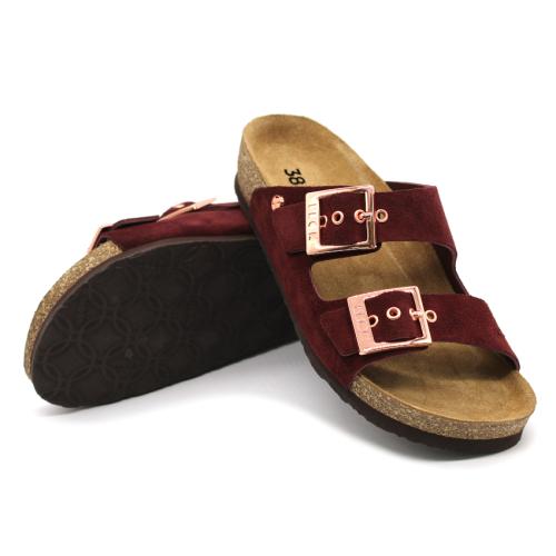 4015 LEON Comfort női bőr papucs