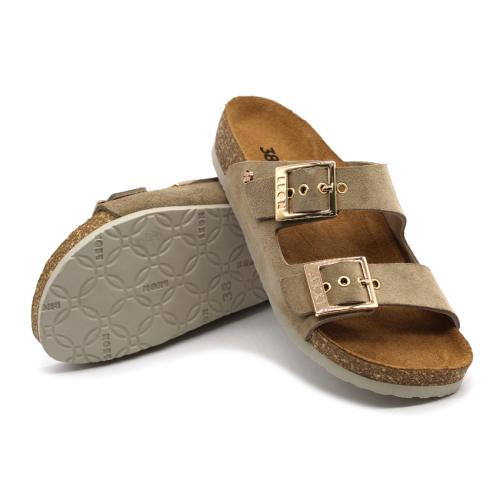 4015 LEON Comfort női bőr papucs