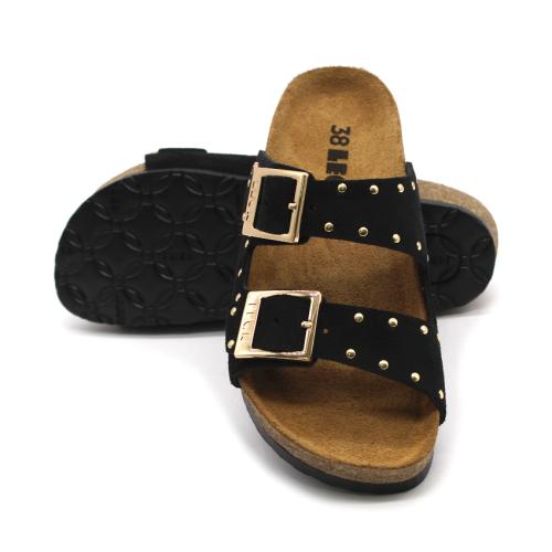 4016 LEON Comfort női bőr papucs
