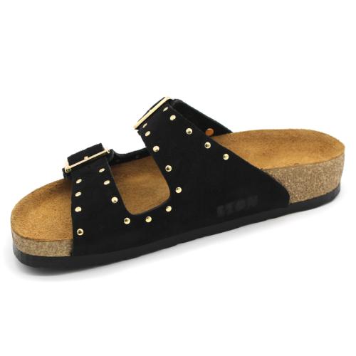 4016 LEON Comfort női bőr papucs