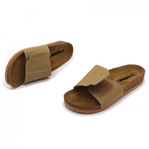 4022 LEON Comfort női bőr papucs