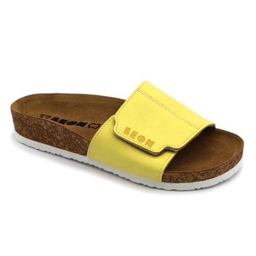 4022 LEON Comfort női bőr papucs