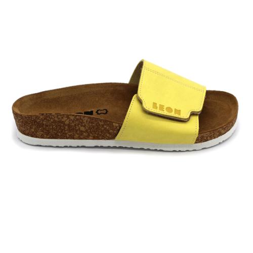 4022 LEON Comfort női bőr papucs