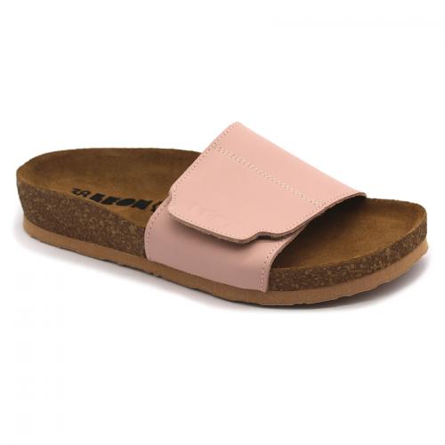 4022 LEON Comfort női bőr papucs