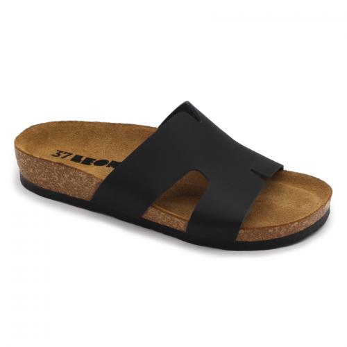4054 LEON Comfort női bőr papucs