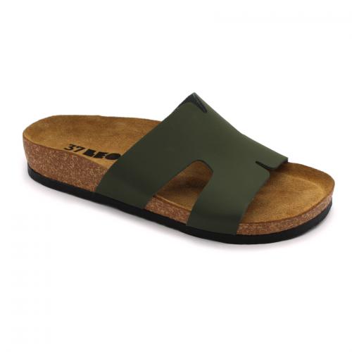 4054 LEON Comfort női bőr papucs