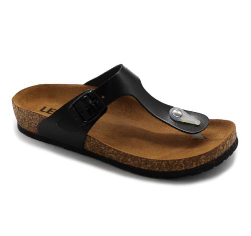4080 LEON Comfort női bőr papucs
