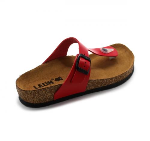 4080 LEON Comfort női bőr papucs