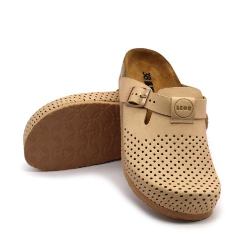 4250 LEON Comfort női bőr klumpa