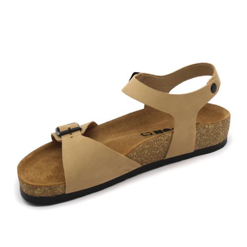 4307 LEON Comfort női bőr szandál