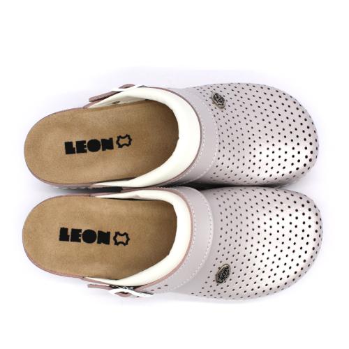 5002 LEON Comfort női bőr klumpa