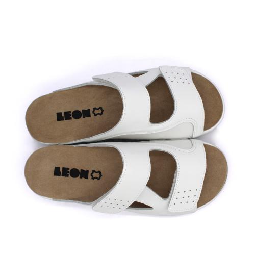 5010 LEON Comfort női bőr papucs