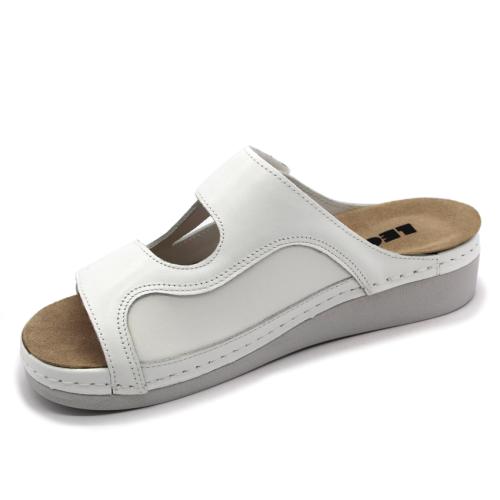 5010 LEON Comfort női bőr papucs