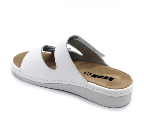 5011 LEON Comfort női bőr papucs